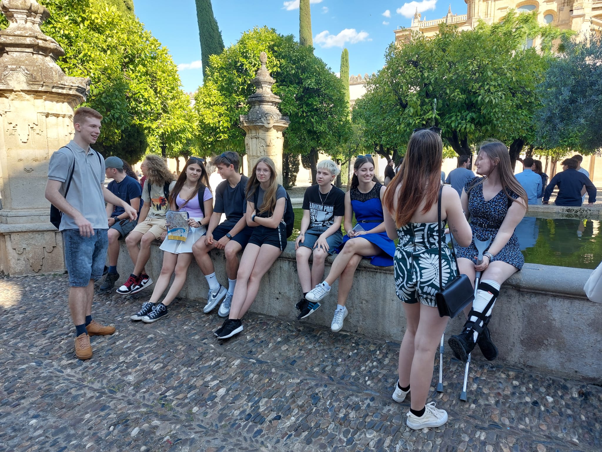 students from the czech republic enjoy cultural immersion in cordoba during their erasmus+ project with training europe