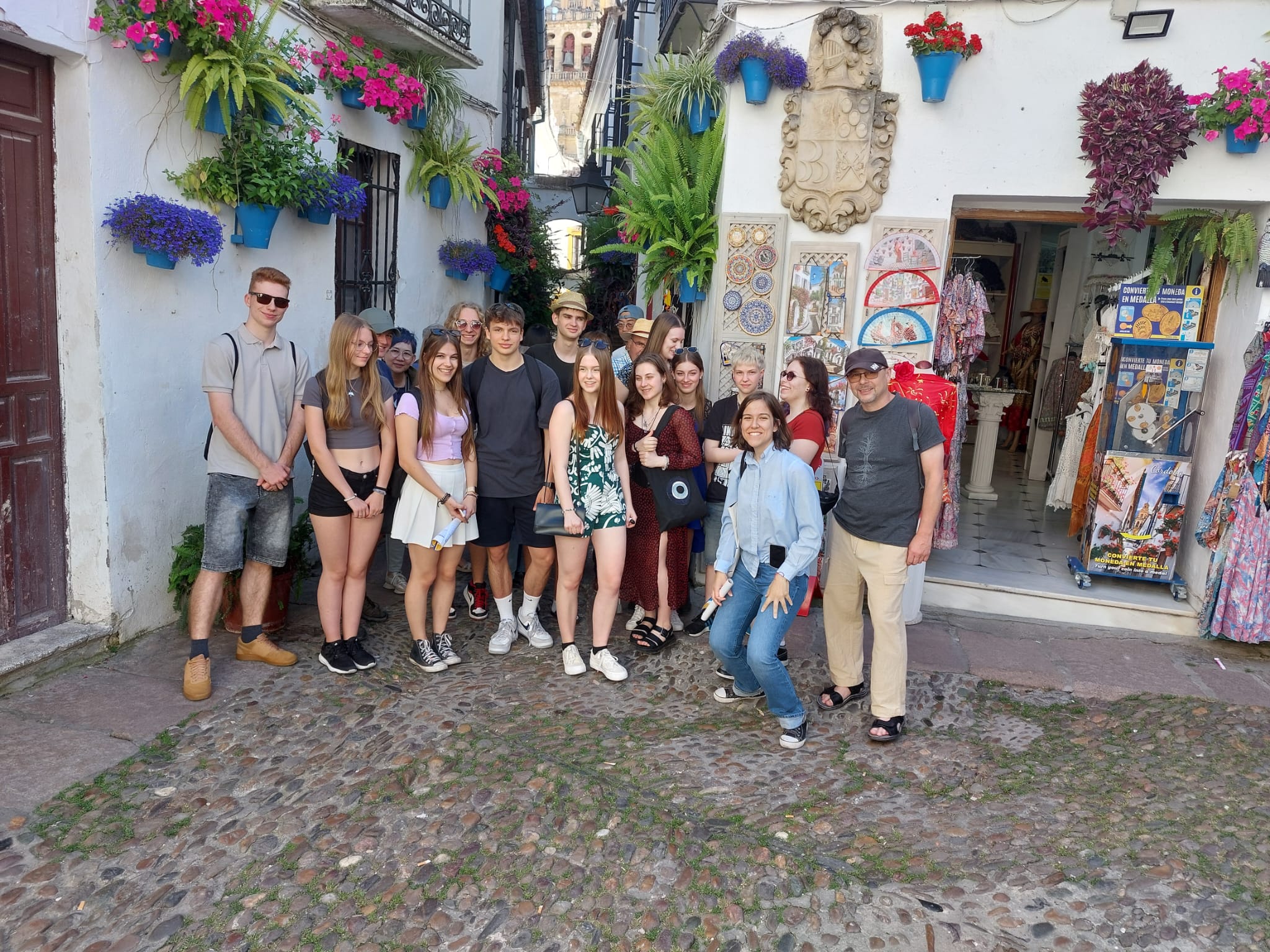 students from the czech republic enjoy cultural immersion in cordoba during their erasmus+ project with training europe