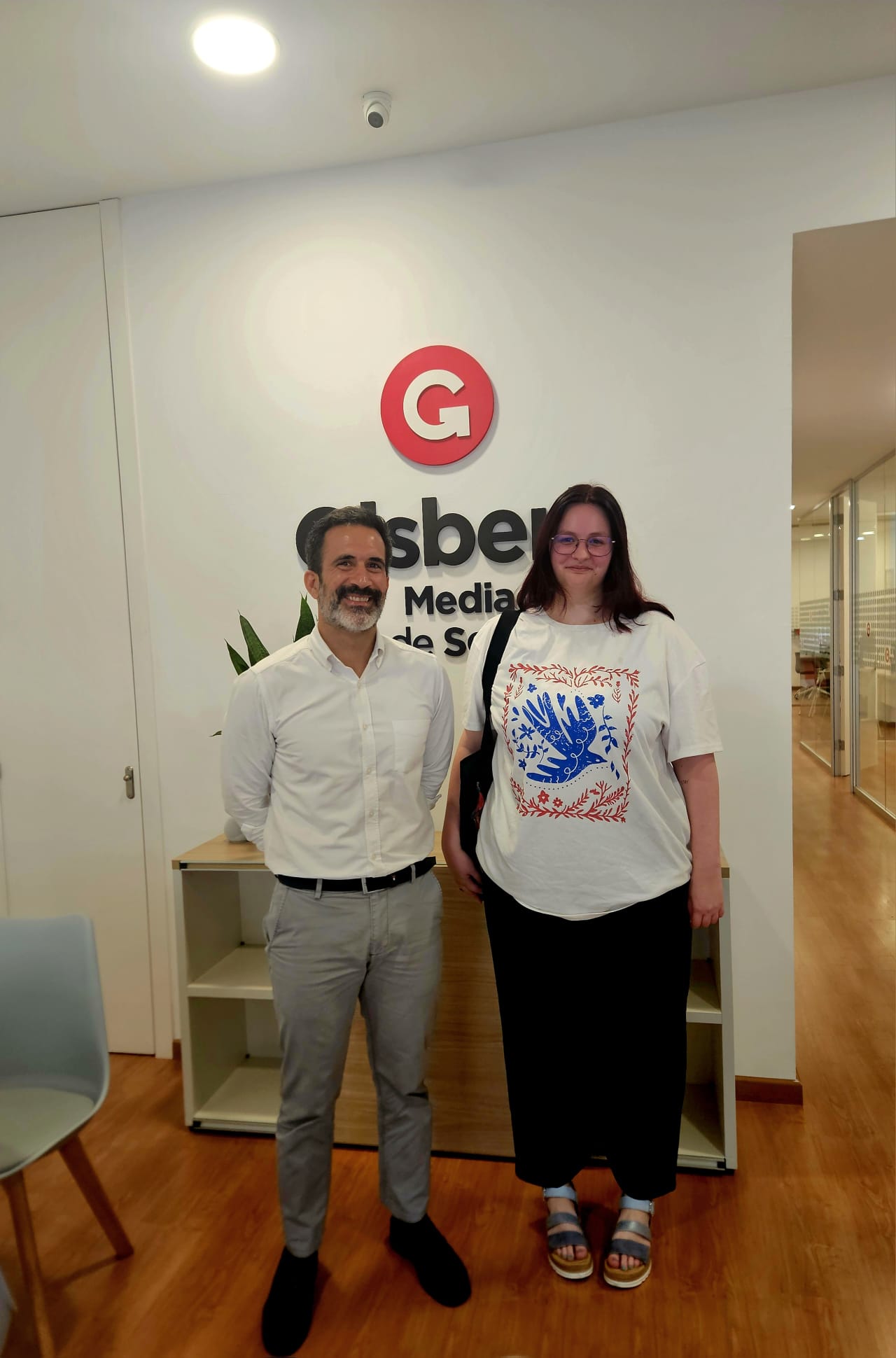 German student starting her internship in adminstration in Córdoba.