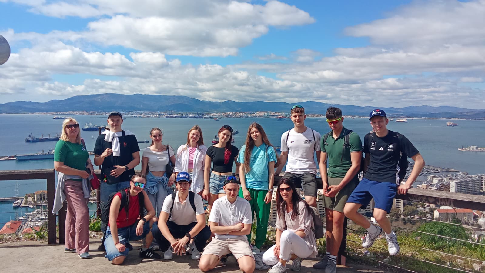 erasmus plus school mobility spain students gibraltar cultural visit