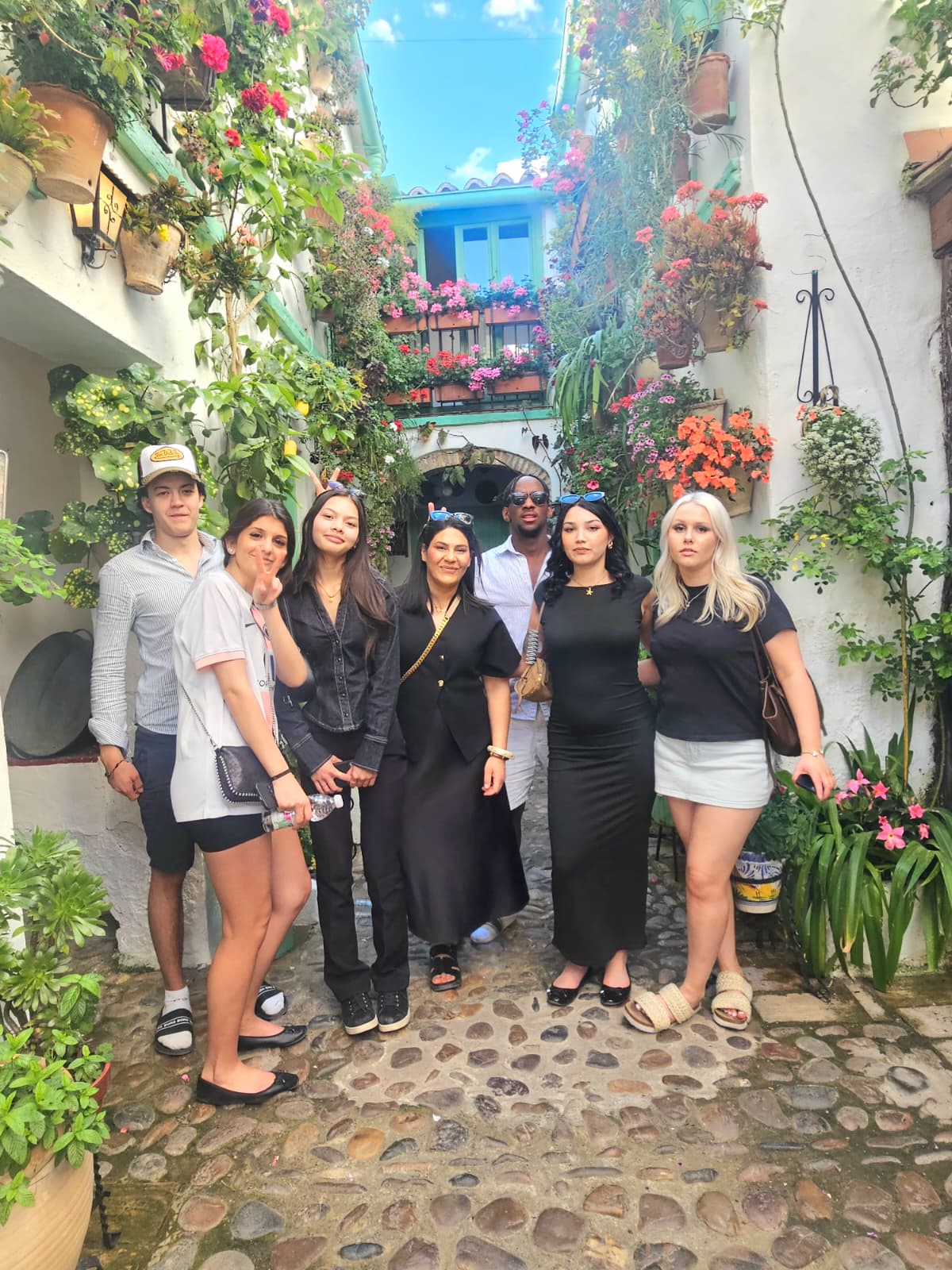 Students participating in Erasmus+ internships in Córdoba during April mobility projects