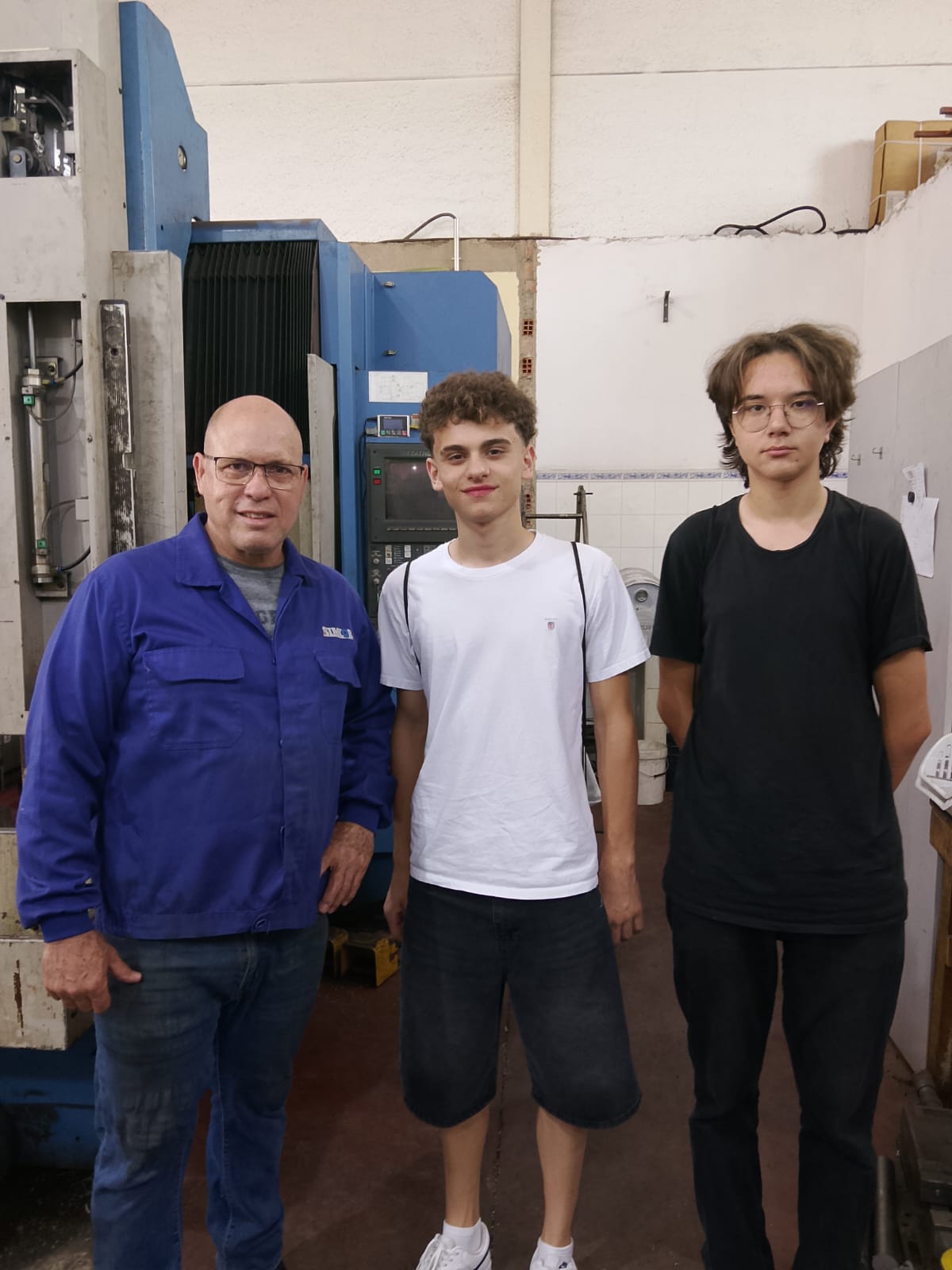 Erasmus VET groups in Spain: Turkish student training in a mechanics workshop, Córdoba