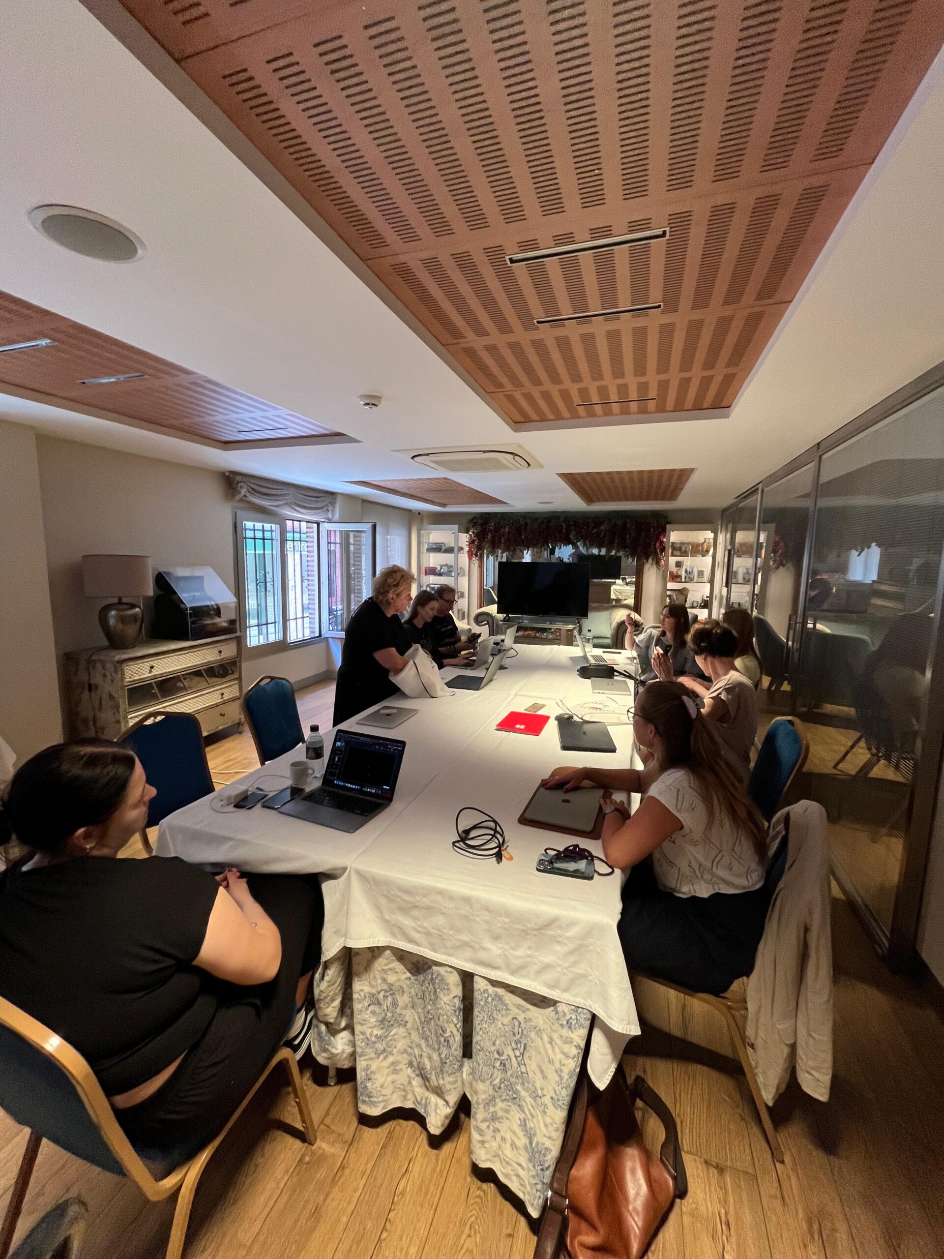 Participants working during a Training Europe AI Course session in Córdoba
